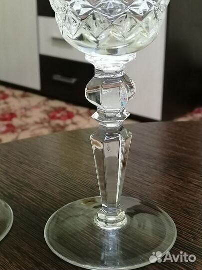 Фужеры СССР ромб, 2шт, 19х9см, состояние