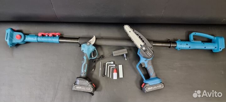 Набор аккумуляторный 3в1 Секатор+Пила+Удлинитель