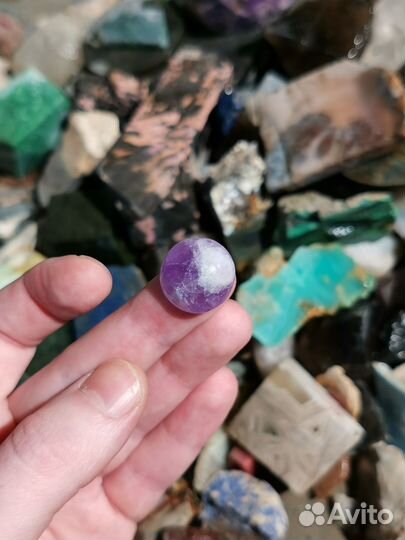 Аметист, кабошон