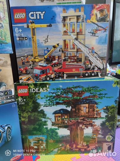 Новый lego City 60302; новый Lego Technic 42124