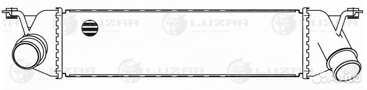 Интеркулер Хендай H-1 Старекс 12- 2.5TD