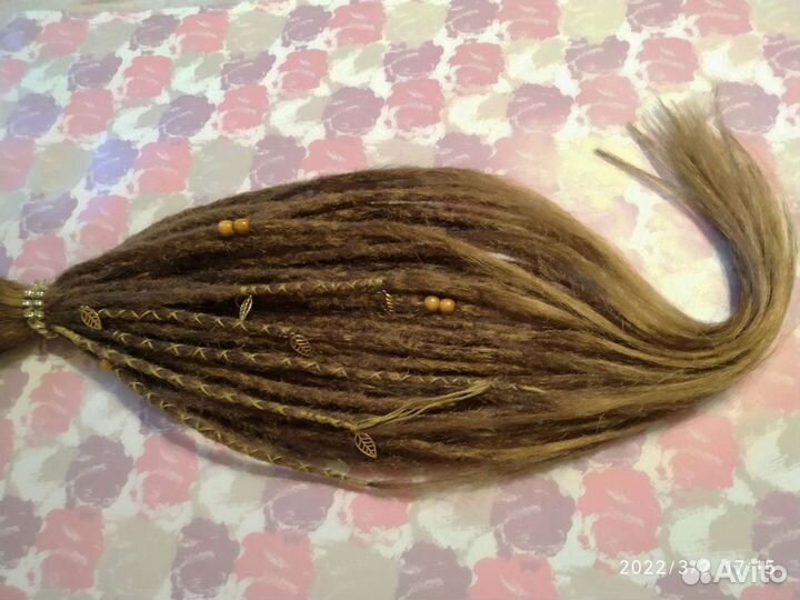 Дреды новые (удлинение для натуральных дре