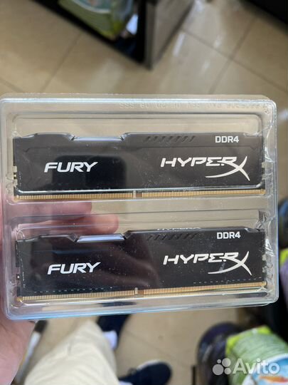 Оперативная память hyperx fury ddr4 8gb 2400