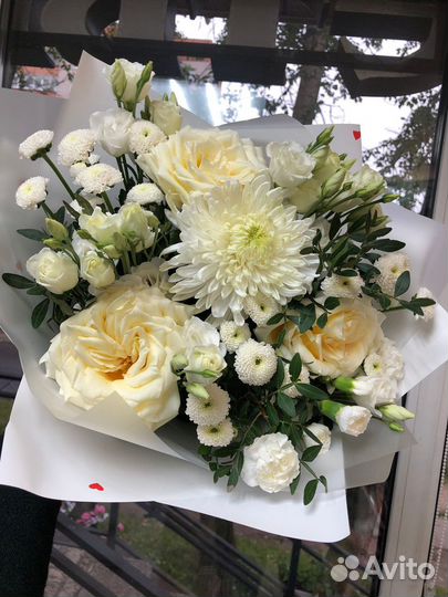 Живые цветы букеты