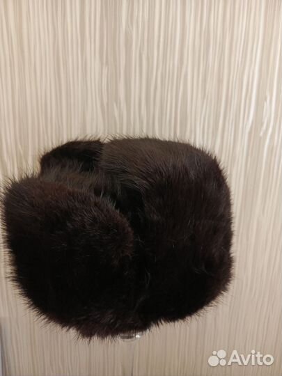 Норковая шапка мужская
