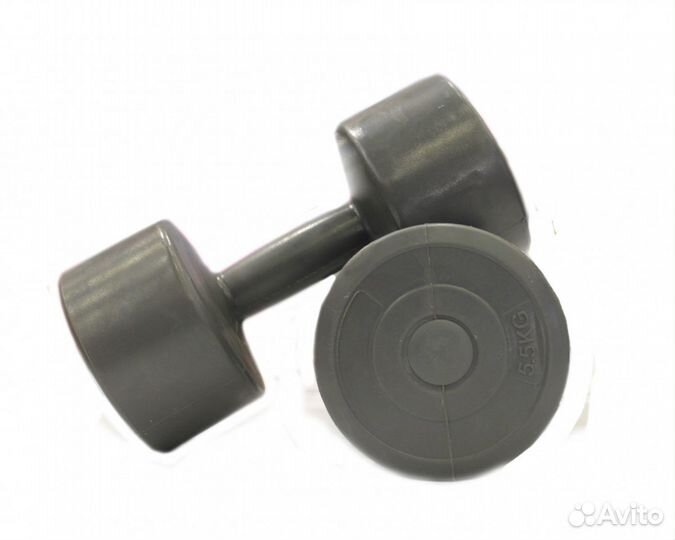 Гантель для фитнеса, гантель, гантель резиновая 5