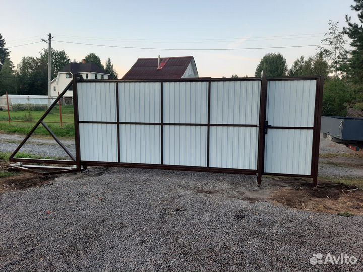 Откатные ворота за 1 день