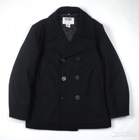 Мощный бушлат US Navy Peacoat L-XL