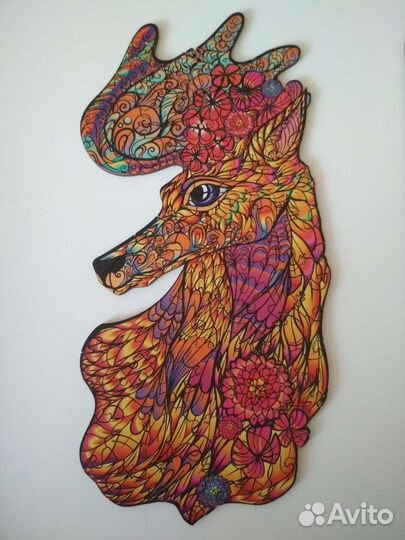 Деревянный пазл-головоломка