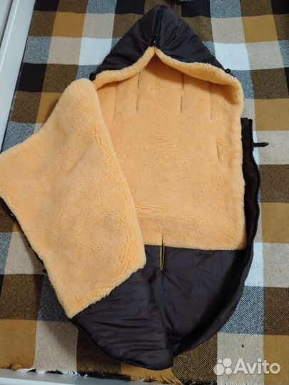 Зимний конверт в коляску