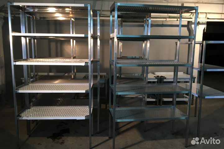 Стеллажи из нержавеющей стали нержавейка
