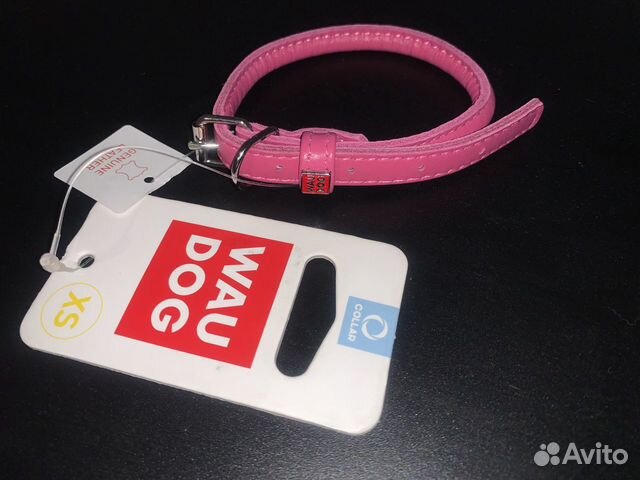 Ошейник новый из натуральной кожи для собак (Шпица