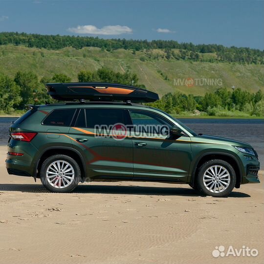 Спойлер для skoda kodiaq (2016-Н.В.) Black Edition