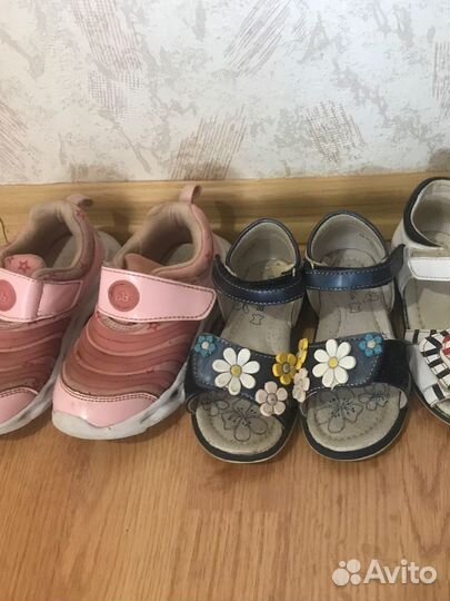 Летняя обувь для девочки 25 (2-2.5 года)