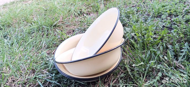 Эмалированная посуда СССР новая