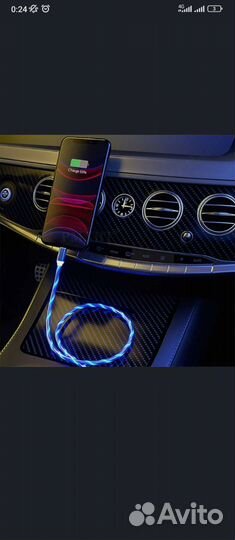 Светящиеся провод micro-usb