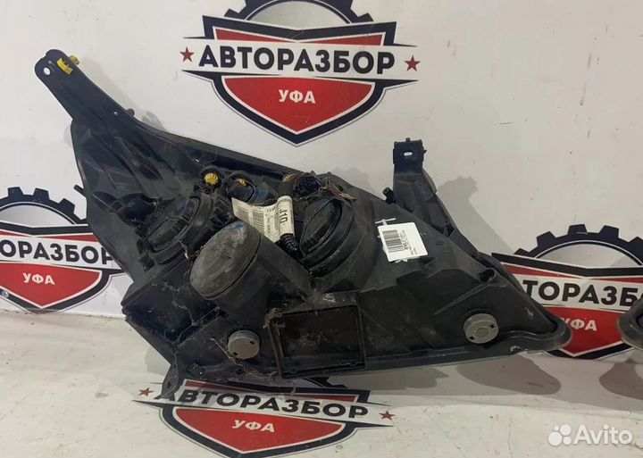 Фара левая opel vectra C 05-08 хром светлый