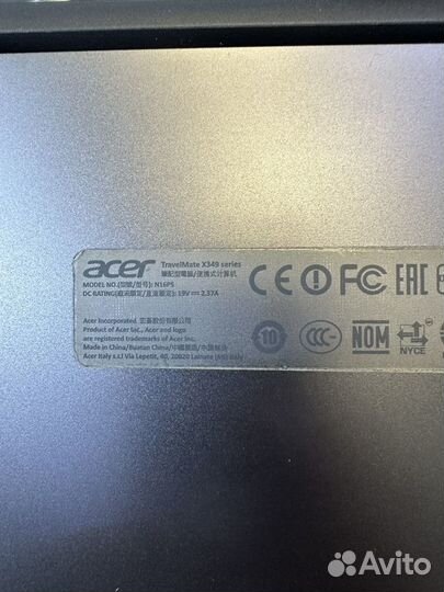 Ноутбук Acer i5 8Gb SSD