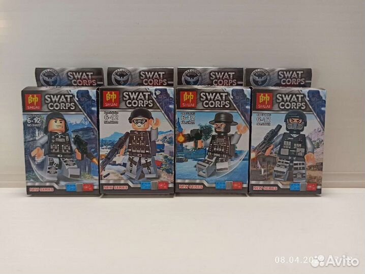 Lego человечки военные