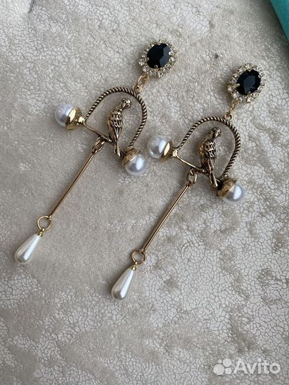 Серьги в стиле dolche gabbana