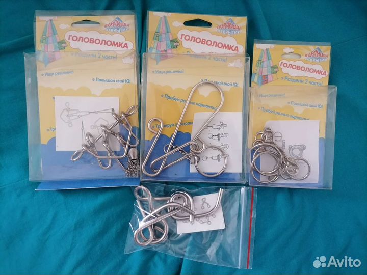 Головоломки 4шт