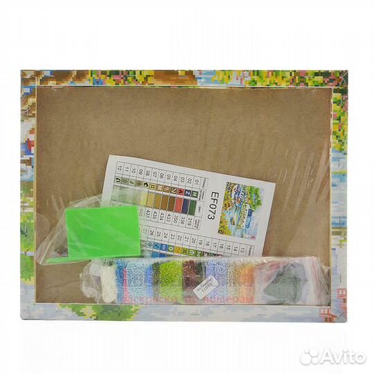 Алмазная мозаика 40x50 Мама играет с младенцем