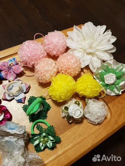 Бантики, заколки, резинки для волос