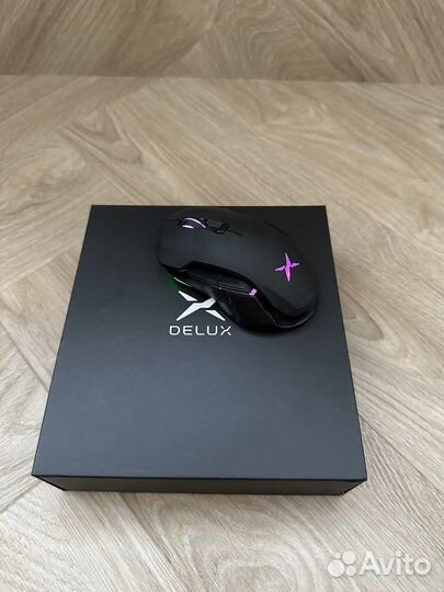 Беспроводная игровая мышь Delux m627