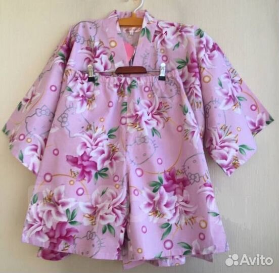 Костюм Кимоно Hello Kitti 100% хлопок Япония