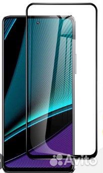 Защитное стекло 5D с полной проклейкой на Infinix