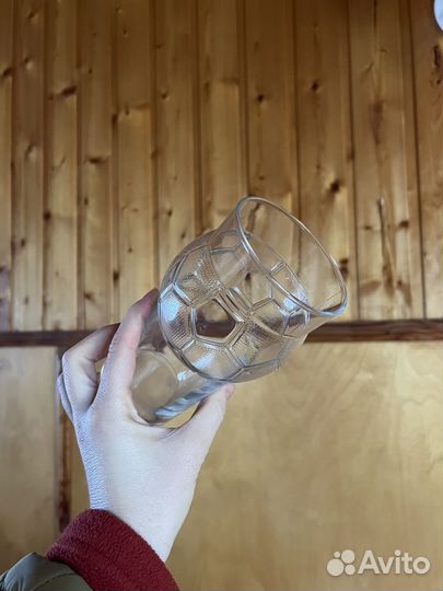 Стакан в форме футбольного мяча