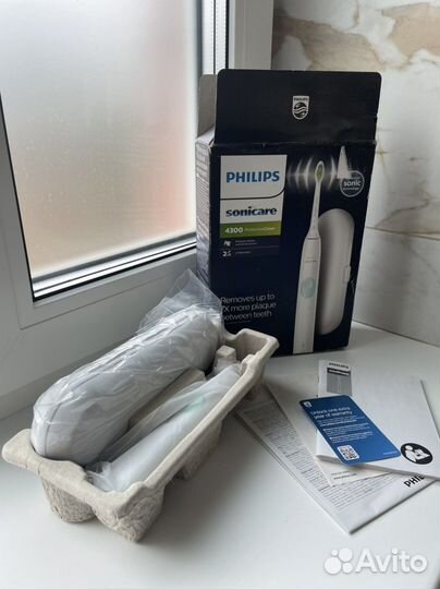 Зубная щетка philips sonicare 4300 звуковая
