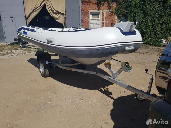 Прицеп оцинк. Дельфин 3.9м рессорный Трейлер