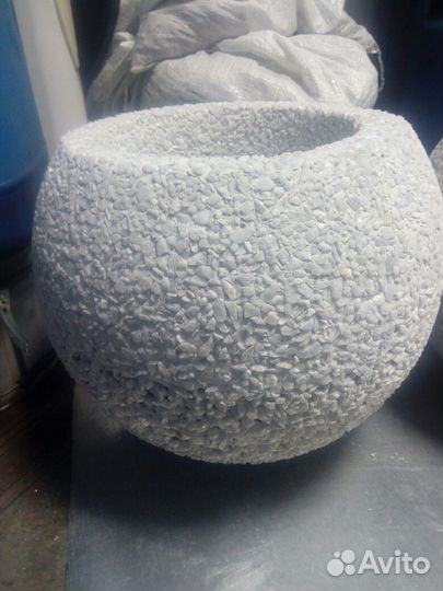 Вазон из мраморной крошки (Технология)