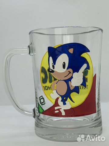 Кружка пивная Соник Sonic купить в Москве | Хобби и отдых | Авито