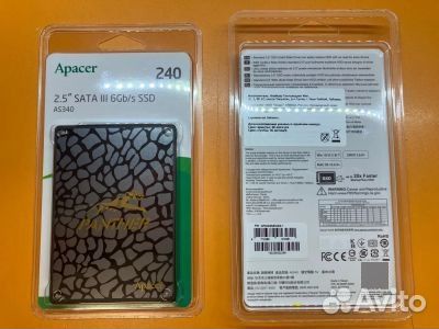 Жёсткий диск SSD Apacer AP240GAS340G-1 2.5