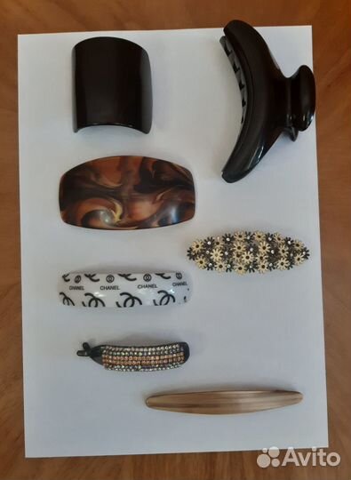 Заколки и резинки для волос. Много