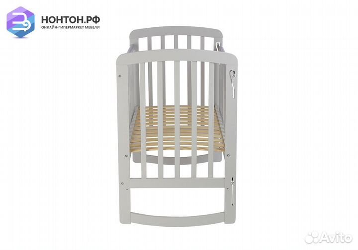 Кроватка детская Simple 304 серая