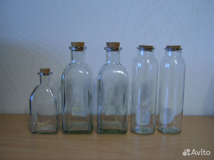 Бутылочки из стекла