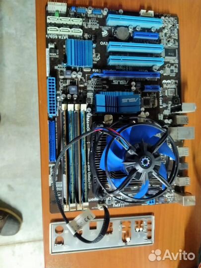 Комплект Asus + Phenom + Ram + Cooler + бп