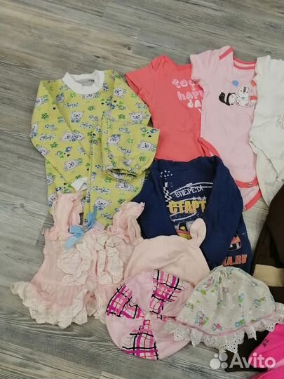 Пакет вещей размер 74,есть новые