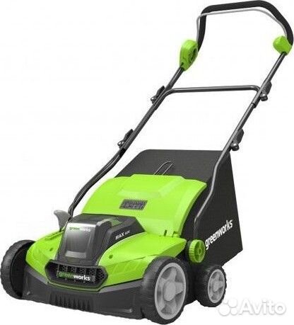 Скарификатор аккумуляторный greenworks GD40SC36 бе