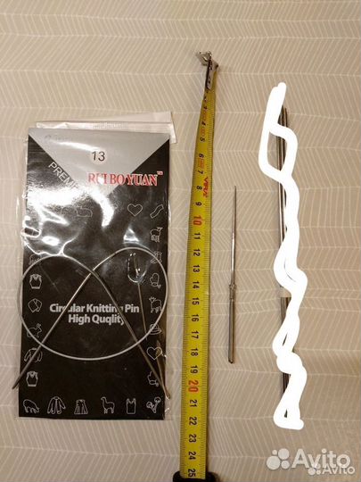 Спицы, крючок для вязания