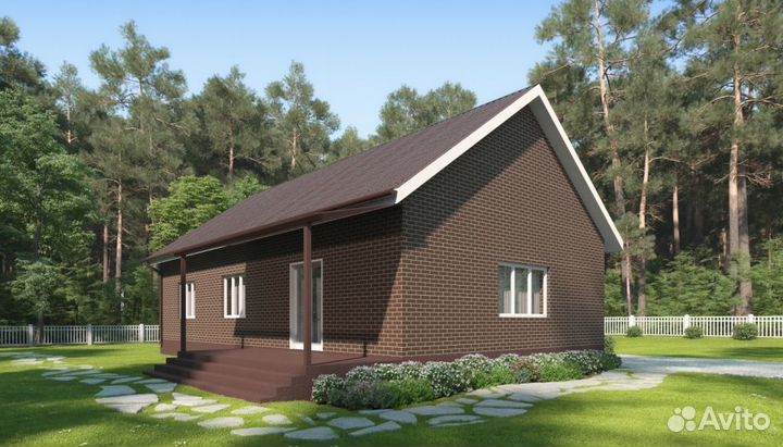 Альбом Готовый проект дома - 109,33 м2