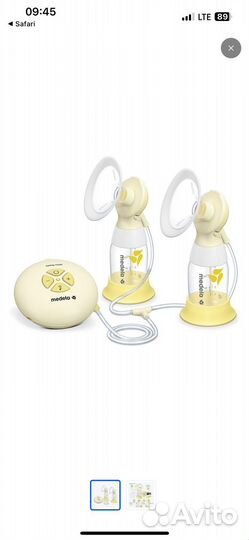 Молокоотсос medela электрический