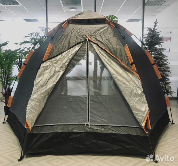 Палатка туристическая 4 местная автоматическая