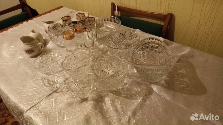 Хрусталь, посуда, вазы СССР