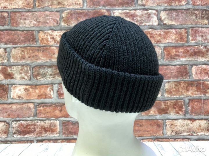 Шапка докер Bad Boy черный/белый