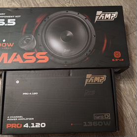 Amp pro 4.120 +amp mass 6.5