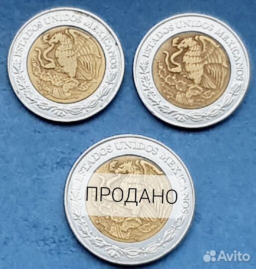 Иностранные монеты Мексика